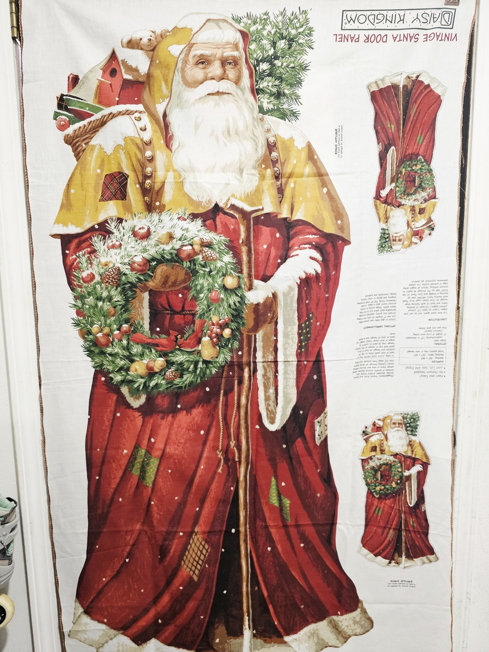 Daisy Kingdom Vintage Santa Door Panel